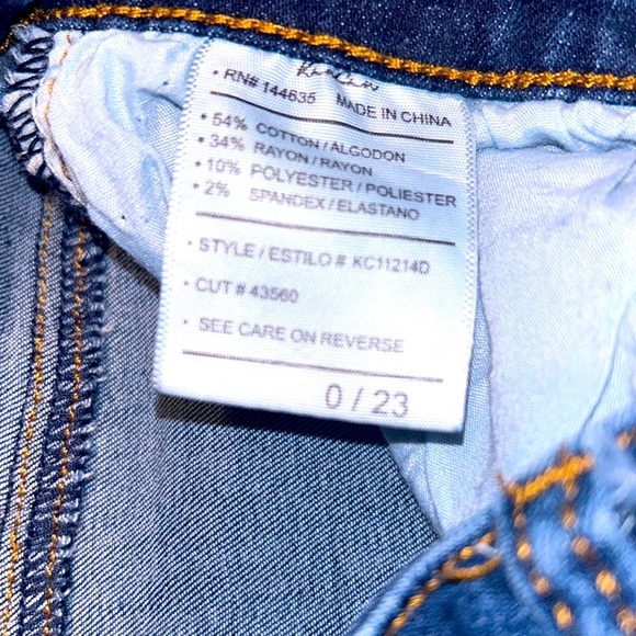 KanCan🌻Size 0/Waist 23 High Waisted Skinny JEANS🦋with STRETCH🌺KC11214D - Picture 9 of 11